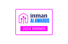 Real Geeks 2024 Inman AI Award w whitespace