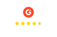 Real Geeks G2 Rating White Text w whitespace