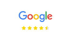 Real Geeks Google Rating White Text w whitespace