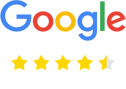 Real Geeks Google Rating White Text