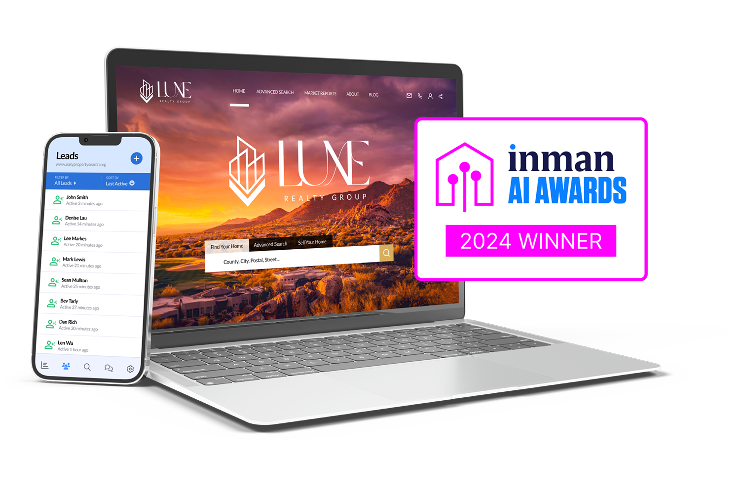 Real Geeks Inman AI Award Winning Platform