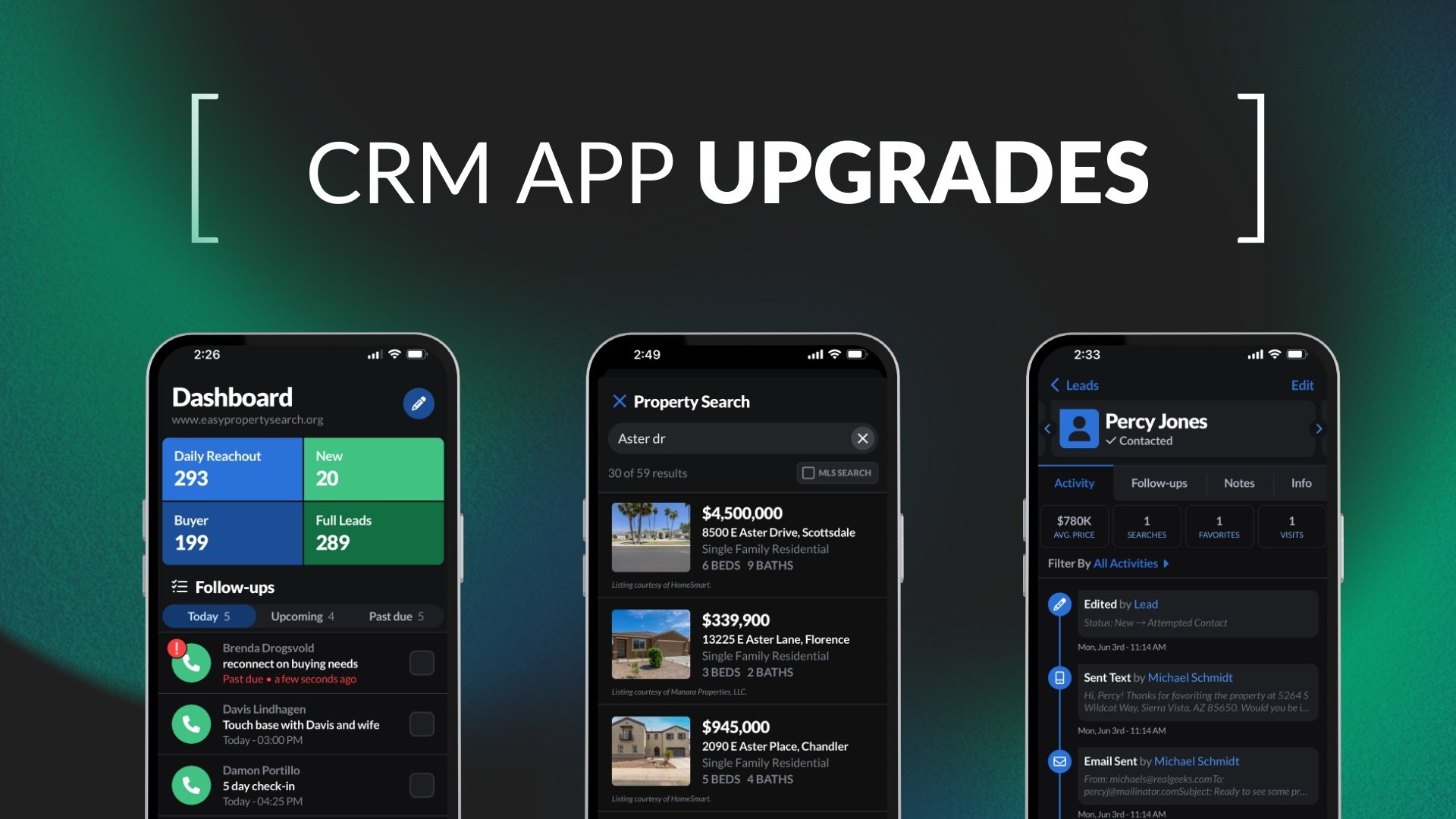 Real Geeks CRM App Upgrades